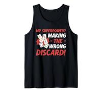 Perfect Mahjong Quote My Superpower Making The Wrong Discard Tank Top