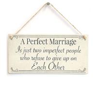 Perfect Marriage Imperfect People Sign, Marriage Decor