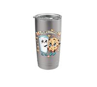 Perfect Match Valentine's Day Milk Cookie Funny Partner Stainless Steel Insulated Tumbler