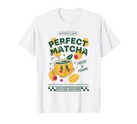 Perfect Matcha Kyoto Cafe Fresh and Foamy Matcha Masters T-Shirt