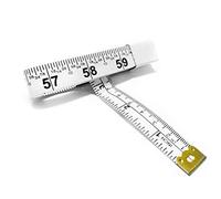 Perfect Measuring Tape - Fraction Tape Measure, All-Purpose 60 Inch Tape Measure - Double Sided Fractional Inches and Mill.