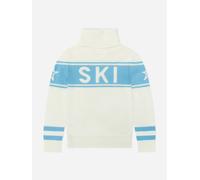 Perfect Moment Girls Merino Wool Schild Jumper in White - White - 8 Yrs