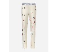 Perfect Moment Kids Dede Ski Print Thermal Leggings in Ivory - Ivory - 8 Yrs