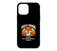 Perfect Morning Coffee No Conversations Fox Case for iPhone 12 Pro Max