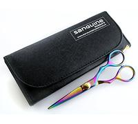 Perfect Moustache Scissors and Beard Trimming Scissors - 5.5 inch - Titanium