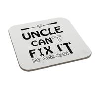 Perfect Mugs If Uncle Can't Fix it No One Can Fix it Printed Coaster Novelty Funny Gift Birthday Xmas Secret Santa Present Office Men Women Tea Coffee