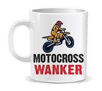 Perfect Mugs Motorcross Wanker Mug Sarcastic Humour Rude Gift for Friend Sports Motorbike Rally Lover Adult Gift Present Birthday Gift Hilarious Novelty Funny Secret Santa Men Tea Coffee Him