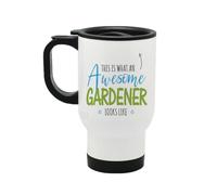 Perfect Mugs This is What an Awesome Gardener Looks Like Travel Mug Gift Work Job Title Friend Colleague Tea Coffee Hot Drinks Birthday Funny Secret Santa Him Her Present