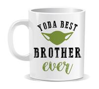 Perfect Mugs Yoda Best Brother Ever Mug for Sarcastic Adult Novelty Gift Friend Colleague Tea Coffee Hot Drinks Funny Secret Santa Him Her Present