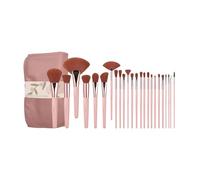 Perfect Nude 24-Piece Makeup Brush Set | Nature Collection | Ultra-Soft & Cruelty-Free Bristles | Professional & Beginner-Friendly | Includes Travel Pouch
