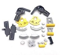 Perfect Part Full Set A B X Y ZL ZR L R Home Direction Buttons D Pad Keys Trigger Button for Switch Lite NS Lite Controller (Yellow)