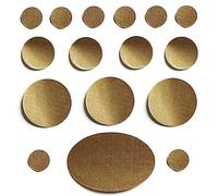 PERFECT PATCH KIT - Self-Adhesive Down Jacket Repair Patches | Waterproof, Tear-Resistant, Pre-Cut Nylon Patches | 16-Piece Set for Down Coats, Sleeping Bags, Tents, & Outdoor Gear - Gold