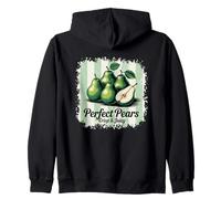 Perfect Pears Crisp Juicy Green Delight Zip Hoodie