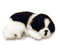 Perfect Petzzz The Original Breathing Pet Border Collie Puppy New Huggable Soft Version Plush Toy Gift Bundle