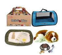 Perfect Petzzz Cavalier King Charles + Blue Tote Carrier and Accessories