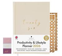 Perfect PLANNER company 2026 Productivity & Lifestyle Planner Weekly & Monthly Diary with Goals, Habit Tracker & Time Management to Organise Life, Wellbeing & Health. 222 Stickers