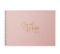 Perfect Planner Company - Social Media Planner - Undated A4 Weekly Planner for Work Schedule - Social Media Insights - for Marketers, Social Media Experts, Entrepreneurs - 100 Pages