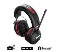 Perfectpro Ear Protection, Bluetooth, FM, DAB+, Microphone, Rechargeable Hearing Protection, USB-C, NRR 25 dB/SNR 31 dB, Ear Protection, IPX4, H-40, Black, One Size