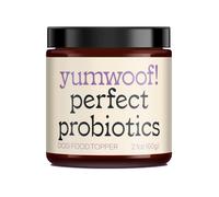 Perfect Probiotics by Yumwoof - Non-GMO, Human-Grade Dog Food Topper with Prebiotic Inulin & Pumpkin | Allergies, Digestion, Immunity, Diarrhea, Constipation | 9 Science-Backed Strains