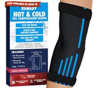 Perfect Remedy Freeze Sleeve - Hot & Cold Arm Ice Pack Wrap Compression - Tennis Elbow Cold Pack Compression for Support in Injuries - Ice Sleeve for Knee, Elbow (Small-Medium)