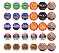 Perfect Samplers High Caffeine Coffee Pods - Try the strongest coffee from the top brands with our extra caffeine of 30 coffee pods, compatible with Keurig K Cup coffee makers