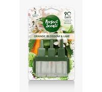 Perfect Scent Plug In Refill Air Freshener - Compatible with 3volution Long Lasting Fragrance (1 Pack= 20ml) (Orange Blossom & Lime, 1 Pack)