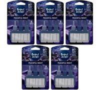 Perfect Scent Plug In Refill Air Freshener - Compatible with 3volution Long Lasting Fragrance (1 Pack= 3X20ml) (Peaceful Night, 5 Pack)