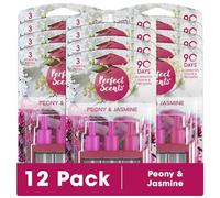 Perfect Scents 3 Scents Air Freshener Refill 12 Pack - Compatible with 3volution Peony & Jasmine 20ml