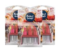 Perfect Scents 3 Scents Air Freshener Refill 3 Pack - Compatible with 3volution Apple Cinnamon 20ml