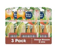 Perfect Scents 3 Scents Air Freshener Refill 3 Pack - Compatible with 3volution Orange Blossom & Lime 20ml