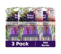 Perfect Scents 3 Scents Air Freshener Refill 3 Pack - Compatible with 3volution Wild Berries 20ml