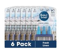 Perfect Scents 3 Scents Air Freshener Refill 6 Pack - Compatible with 3volution Fresh Linen 20ml