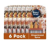 Perfect Scents 3 Scents Air Freshener Refill 6 Pack - Compatible with 3volution Gingerbread Spice 20ml