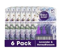 Perfect Scents 3 Scents Air Freshener Refill 6 Pack - Compatible with 3volution Lavender & Honeyblossom 20ml