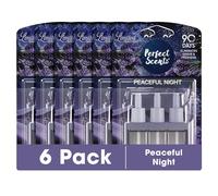 Perfect Scents 3 Scents Air Freshener Refill Limited Edition - Compatible with 3volution - Peaceful Night - (Pack of 6) 6x20ml