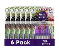 Perfect Scents 3 Scents Wild Berries Air Freshener Refill - Compatible with 3volution 20ml (6 Pack)