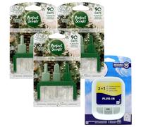 Perfect Scents 3Volution Plug-In Air Freshener with 3 Forest Pines Refills, 20ml Each, 90 Days Freshness, 4 Pieces