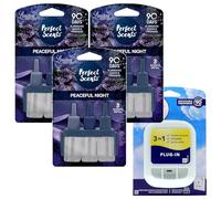 Perfect Scents 3volution Plug-In Air Freshener with 3 Refills, Peaceful Night, 20ml, 90 Days
