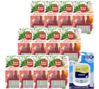 Perfect Scents 3Volution Plug-In Device with 12x Pink Grapefruit & Mint Refills, 20ml, 90 Days Odour Eliminator and Freshener
