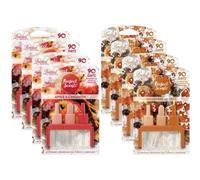 Perfect Scents 8Pack 3volution Compatible Refill Air Freshener Apple and Cinnamon & Gingerbread Spice (1Pack= 3X20ml)