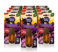 Perfect Scents Calming Mist Air Freshener Refill 20ml, 12 Pack (Lavender Meadows)