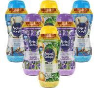 Perfect Scents In-Wash Scented Booster Crystals, Value Size 70 oz (1.98 kg), Fresh Linen, Lavender and Citrus Fragrances, Pack of 6