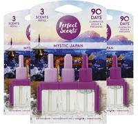 Perfect Scents Mystic Japan Air Freshener Refill - 3 Pack | 20ml Each | Compatible with 3Volution