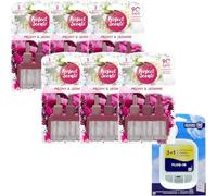 Perfect Scents Plug-In Air Freshener with 6 Refills, Peony & Jasmine, 90 Days, 20ml Each