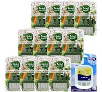 Perfect Scents Plug-In Device with 12 Orange Blossom & Lime Refills, 3 in 1, 90 Days Odour Eliminator and Freshener, 20ml