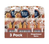 Perfect Scents Plug In Refill Air Freshener - Compatible with 3volution White Flowers Mystical Japan Gingerbread Spice Cinnamon Mountain Air & Forest Pine (1 Pack= 3X20ml) (Gingerbread Spice, 3 Pack)
