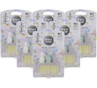 Perfect Scents White Flowers Air Freshener Refill - 6 Pack | 20ml Each | Compatible with 3Volution