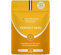PERFECT SKIN - Tanning Accelerator Tablets - Natural Sun Protector - Bronzed Glow - 60 vegan capsules - Beta Carotene and Burdock - French Expertise - Nutrimea