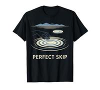 Perfect Skip Stone Skimming Rock Throwing Outdoor Nature T-Shirt