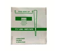 Perfect Stix White Paper Cotton Candy Cones, 1000 Count